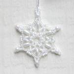 White Snowflake Ornament N..